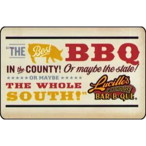 $100.00 USD Lucille's Smokehouse Bar-B-Que Gift Card