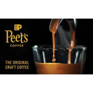 $20.00 Peet’s Coffee GIFT CARD 