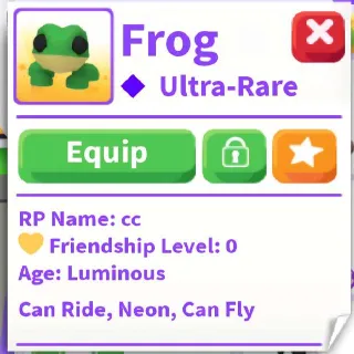 NFR FROG