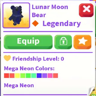 MEGA LUNAR MOON BEAR