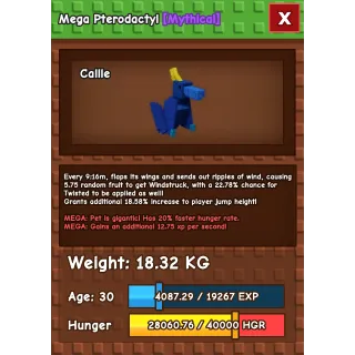 MEGA HUGE PTERODACTYL