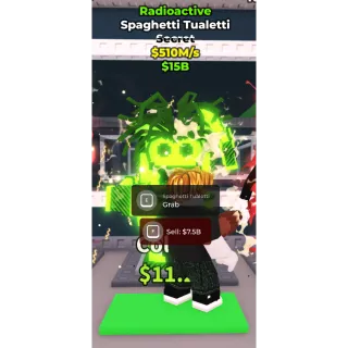 Radioactive Spaghetti tualetti