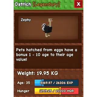 HUGE OSTRICH