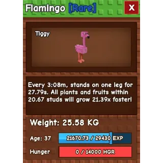 HUGE FLAMINGO