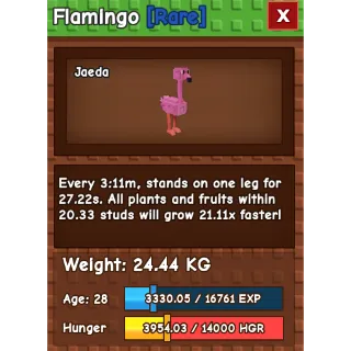 HUGE FLAMINGO
