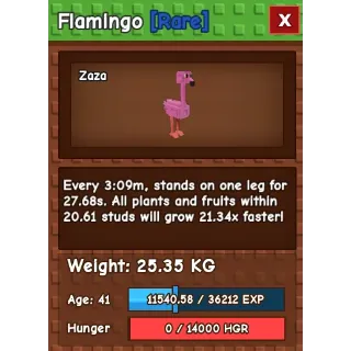 HUGE FLAMINGO