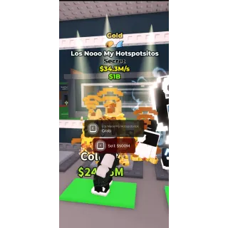 GOLD LOS NOOO MY HOTSPOTSITOS