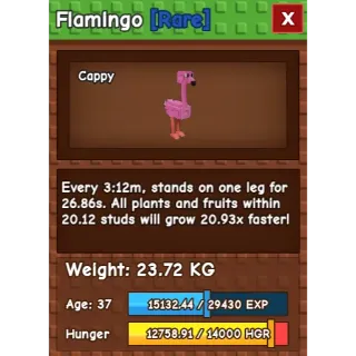 HUGE FLAMINGO