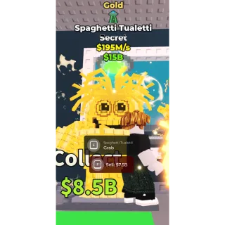 Gold Spaghetti Tualetti