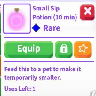 Small Sip Potion 6x