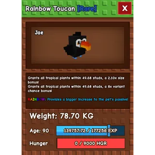 RAINBOW HUGE TOUCAN