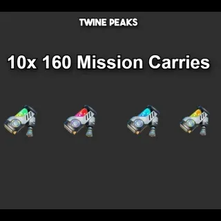 10x 160 PL Mission Carries Twine Peaks