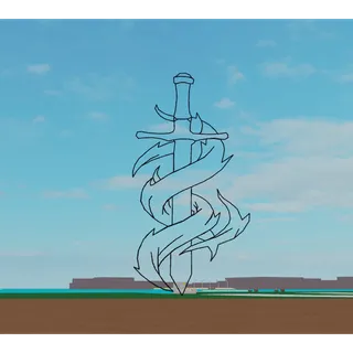 Spiral Sword Wire Art Lumber Tycoon 2