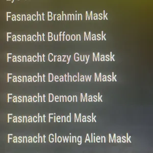 Fasnacht mask set