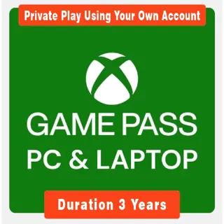 XBOX PC PASS 3 YEARS ONLINE