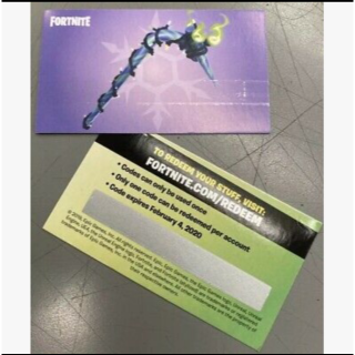 fortnite gift card minty pickaxe