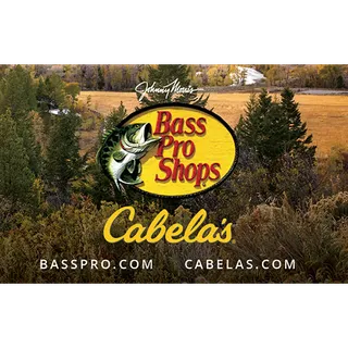 200 USD Bass pro shop and Cabelas gift card