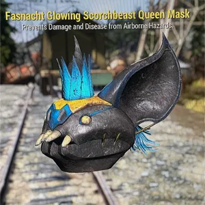 glowing queen mask