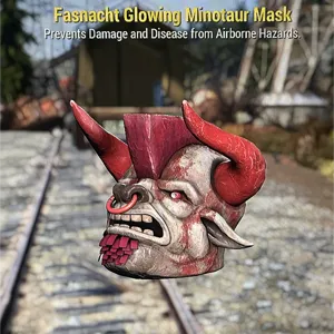 glow Minotaur mask