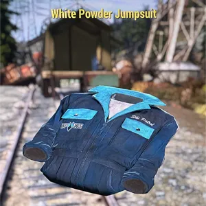 white powder jumpsuit