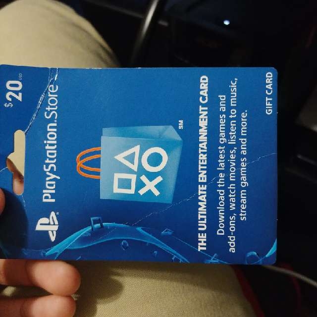 playstation 4 20 dollar gift card