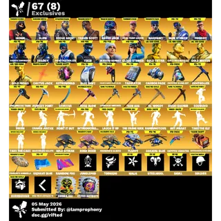 Fortnite Account 244 Skins | Ikonik | Glow | Travis Scot | Astro Jack | OG STW