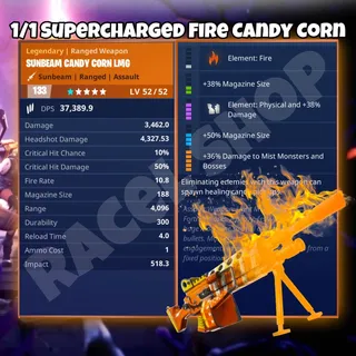 1/1 Fire Candy Corn