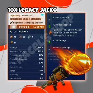 10x Legacy Jacko's