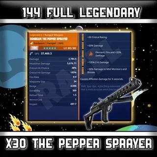 30× 144 GR The Pepper Sprayer | Fortnite STW