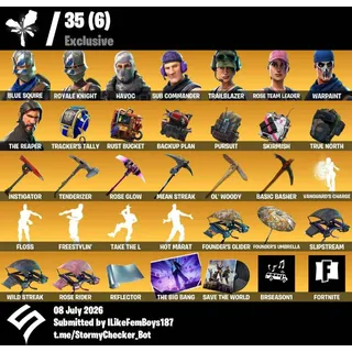 Fortnite Account - 90 Skins | s2 Knights | Reaper | 8K V-Bucks | Twitch Prime Pack 1&2 | Deluxe Edition