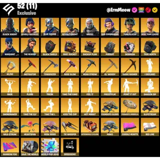 Fortnite Account - 171 Skins Black Knight + OG STW