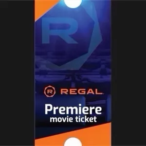 Regal Premiere Movie Ticket