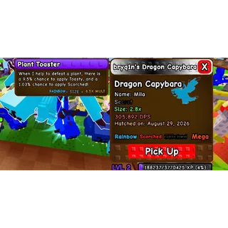 CAPYBARA VS PLANTS MEGA DRAGON + DISCO
