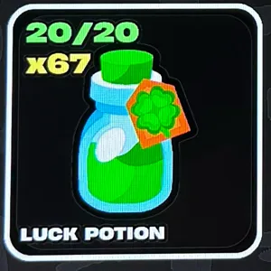 20 x67 Luck Potions