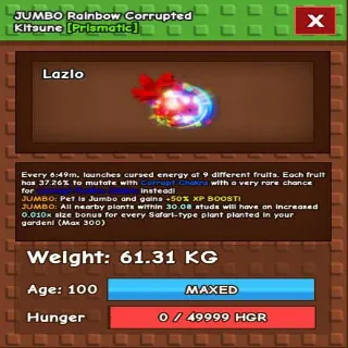 RAINBOW HATCH CORRUPTED KITSUNE