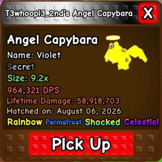 ANGEL CAPYBARA / CAPYBARA VS PLANTS