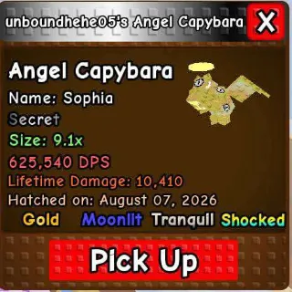 ANGEL CAPYBARA / CAPYBARA VS PLANTS