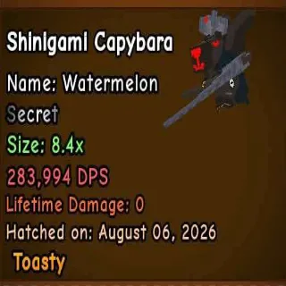 SHINIGAMI CAPYBARA 8.4X / CAPYBARA VS PLANTS