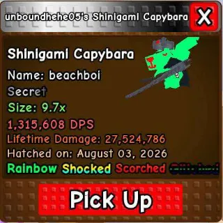 SHINIGAMI CAPYBARA / CAPYBARA VS PLANTS
