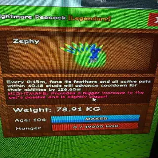 NIGHTMARE TITANIC PEACOCK