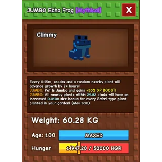 JUMBO ECHO FROG 60KG+