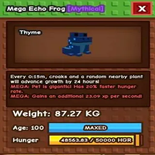 MEGA TITANIC ECHO FROG