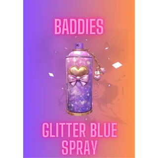 Glitter Blue Spray / Baddies