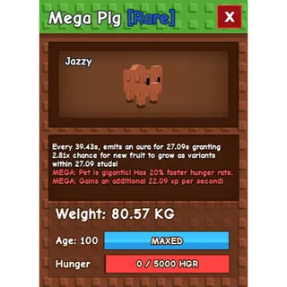 MEGA PIG COLOSSAL 80KG+