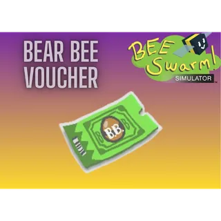 Bear Bee Voucher / Bee Swarm Simulator