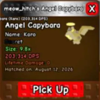 ANGEL CAPYBARA 9.8x / CAPYBARA VS PLANTS