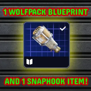 Wolfpack Blueprint + One Snaphook!