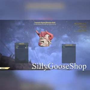 glowing Minotaur  mask