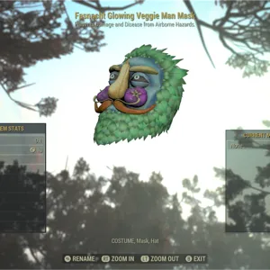 Glow Veggie Man Mask