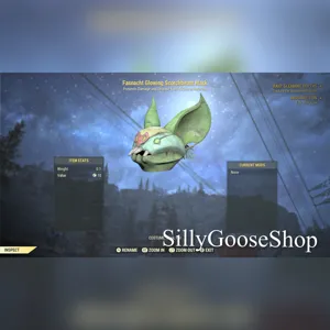 Glowing Scorchbeast mask